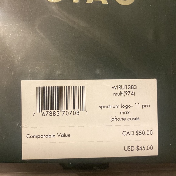KATE SPADE NEW YORK iPHONE 11-12 PRO MAX RAINBOW LOGO PHONE CASE NEW IN BOX - Picture 3 of 4